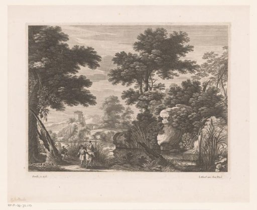 River landscape with the Flight into Egypt
