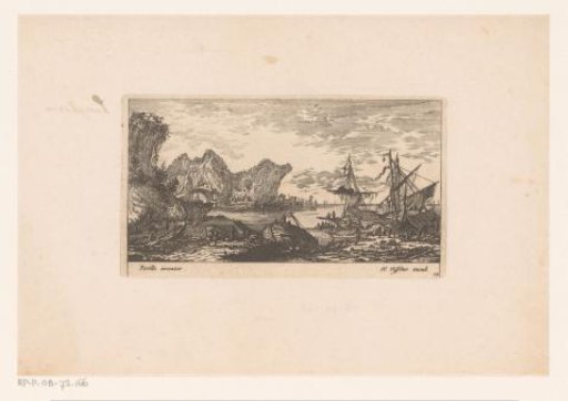 View of a beach with a shipyard