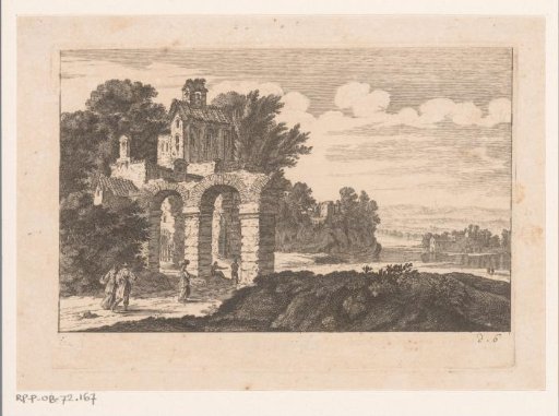 Landscape with a ruin with arches