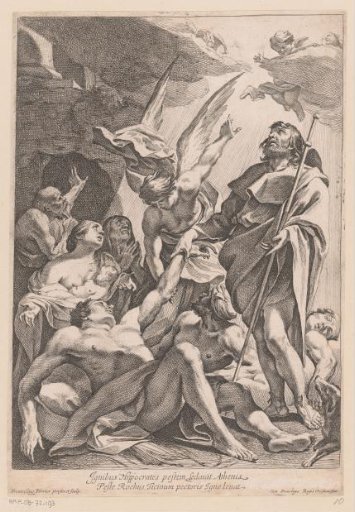 Saint Roch Healing the Plague Victims