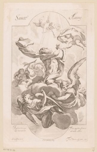 Saint Anthony Taken Up to Heaven