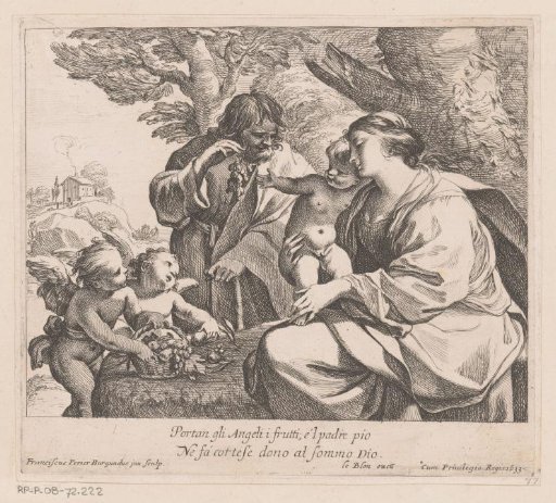 Holy Family with Putti and Grapes