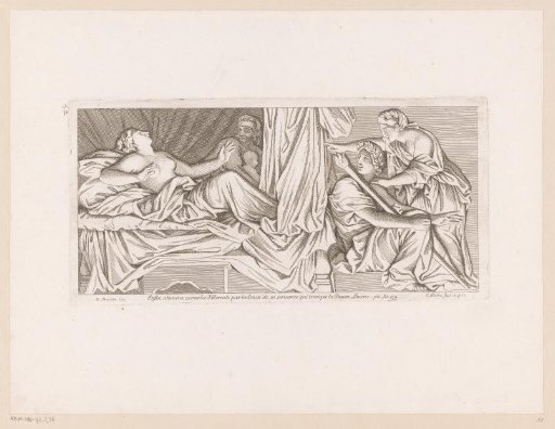Alcmene giving birth to Hercules