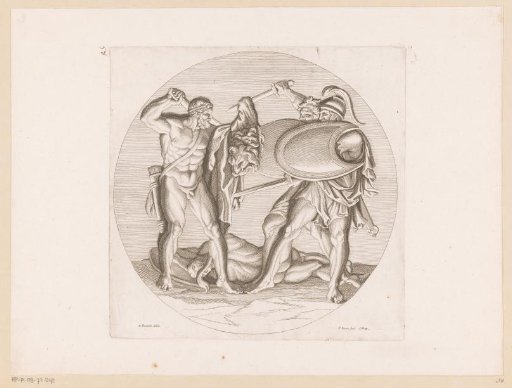 Hercules Fights with Diomedes