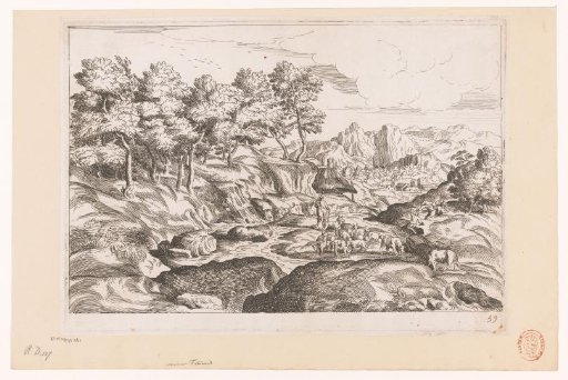 Landscape with Shepherds and Flock