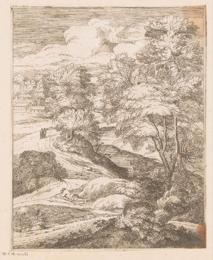 Landscape with Two Walkers