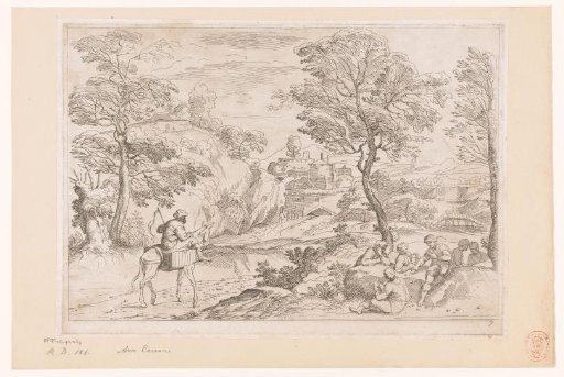 Landscape with Men Playing Cards
