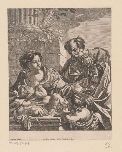 Holy Family with the Virgin Nursing the Child
