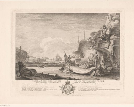 Ships shown to the king by the French provinces