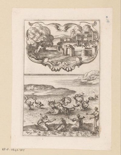 Seaview with the Abduction of Europa