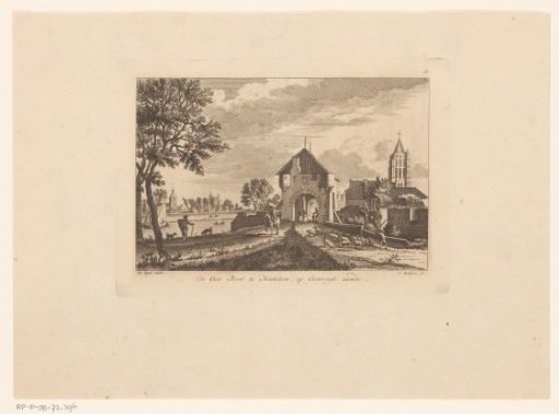 View of the East Gate at Heukelum