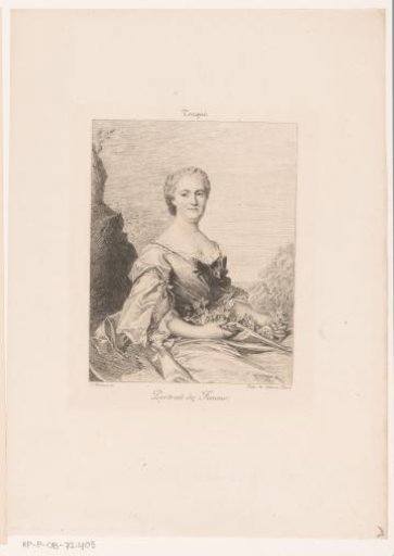Seated elegant lady