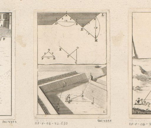 Measuring a recessed and projecting angle