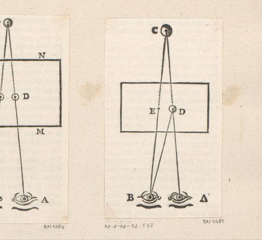 Two eyes that cannot see two objects at the same time