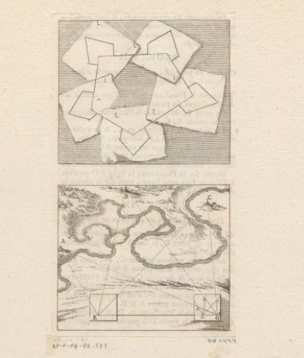 Plans for a bastion with the aid of a measuring rule