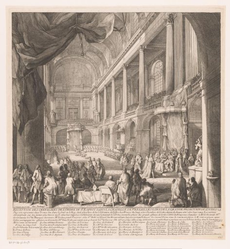 Reception of the Knights of the Order of the Holy Spirit in the Chapel at Versailles
