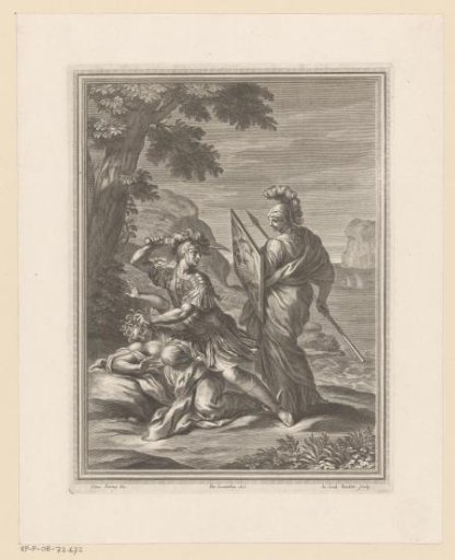 Perseus beheads Medusa