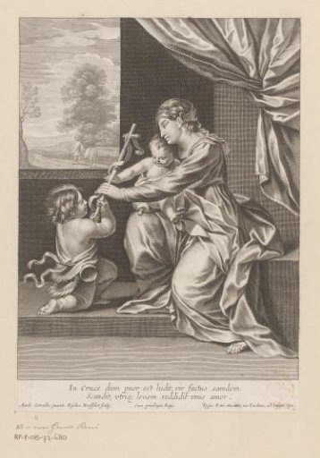 The Virgin and Child and John the Baptist handing a cross