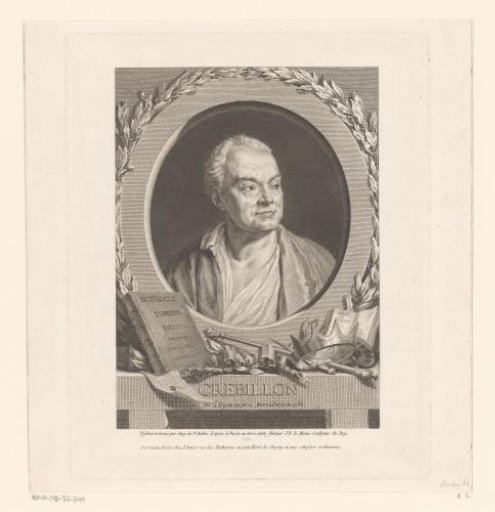 Portrait of Prosper Jolyot de Crébillon