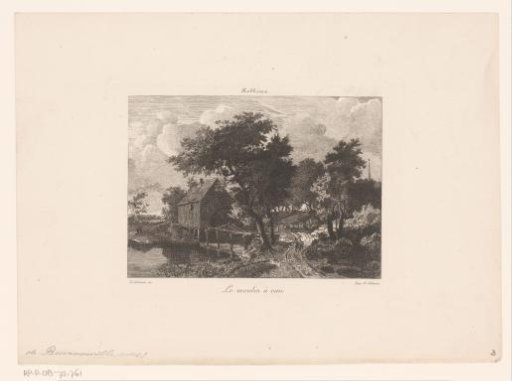 Landscape with a mill by the water