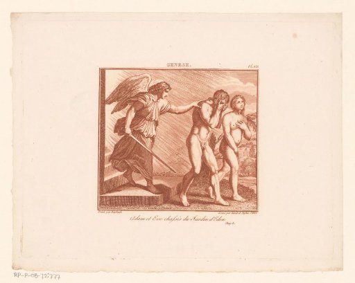 Adam and Eve expelled from Paradise