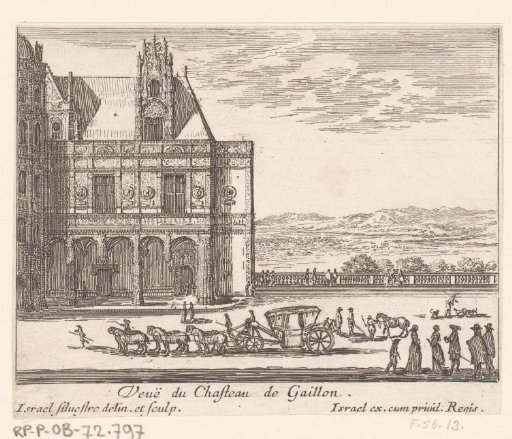 View of the castle of Gaillon