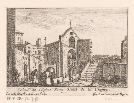 View of the church of Saint-Denis-de-la-Chartre