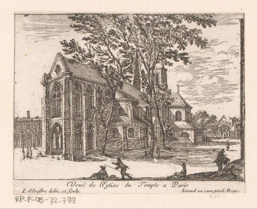 View of the church of Sainte-Marie-du-Temple