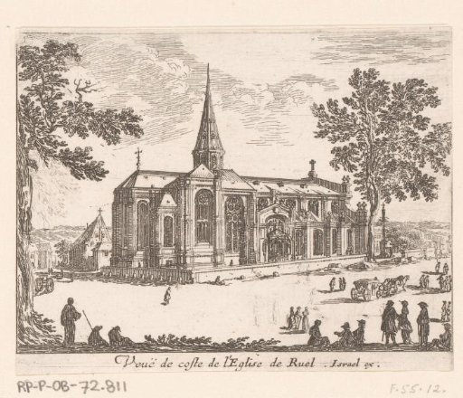 View of the church of Rueil