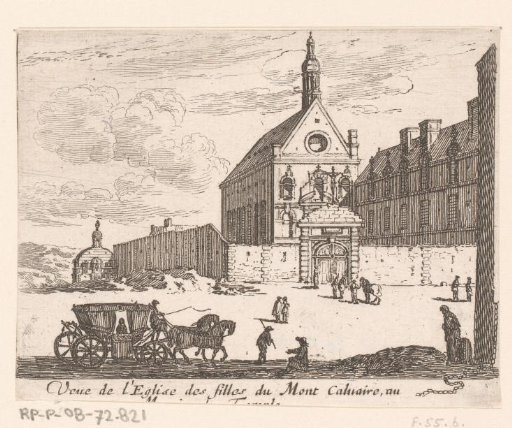 View of the church of the Order of Calvary