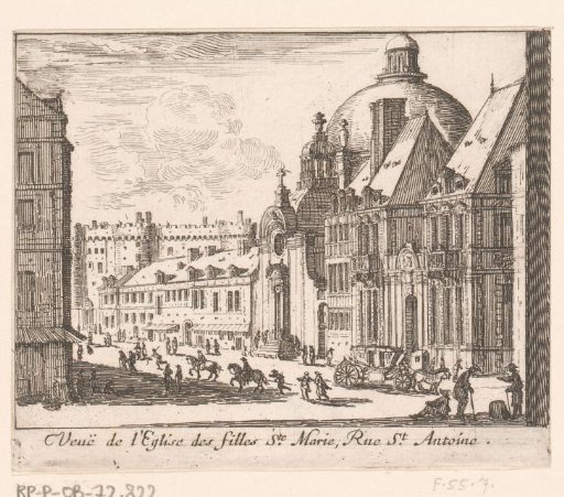View of the church of Sainte-Marie