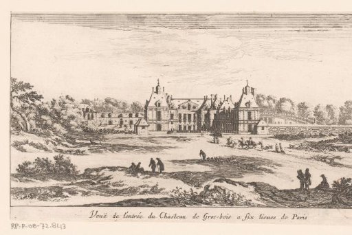 View of the castle of Grosbois