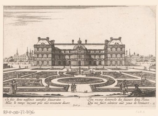 View of the Palais du Luxembourg