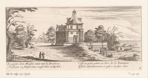 View of the grotto of Meudon