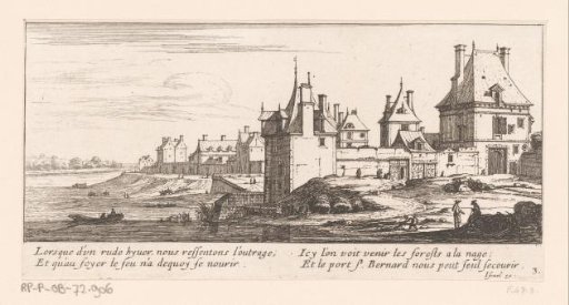 View of the Porte Saint-Bernard