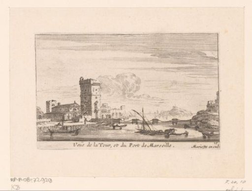 View of the harbour of Marseille