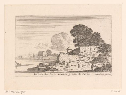 Landscape with a monastery near Paris