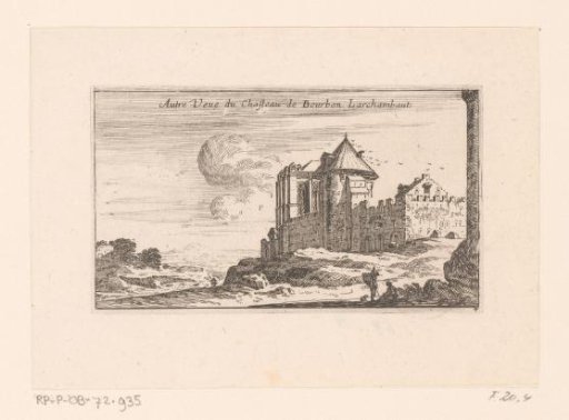 Another view of the castle of Bourbon l'Archambault