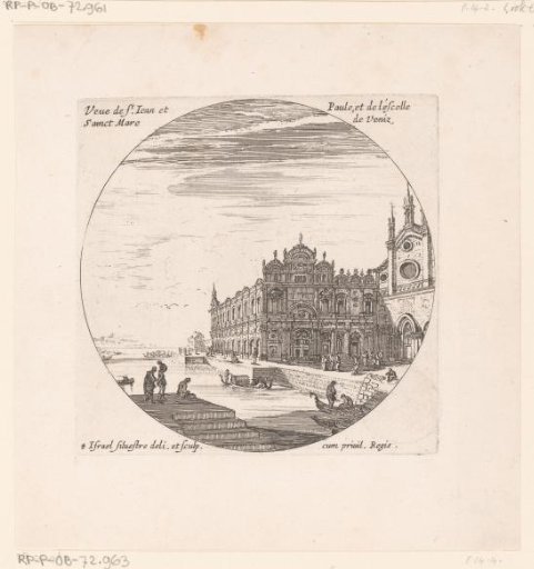 City view of Venice with the Scuola Grande di San Marco