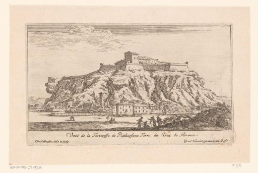 View of the fort of Radicofani