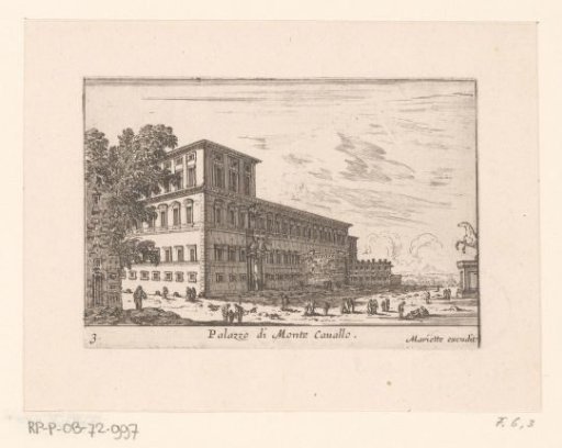 View of the Palazzo del Quirinale