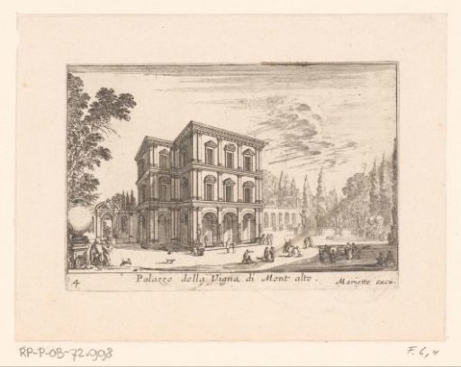 View of the Villa Montalto