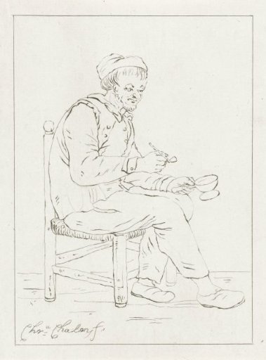 Seated pipe smoker