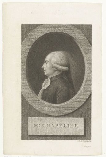 Portrait of Isaac René Guy le Chapelier