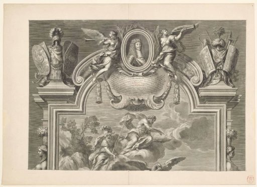 Jupiter gives the Cyclopes instructions for forging the shield of Theseus