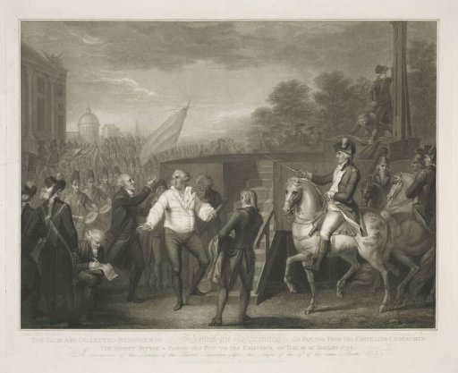Louis XVI at the scaffold