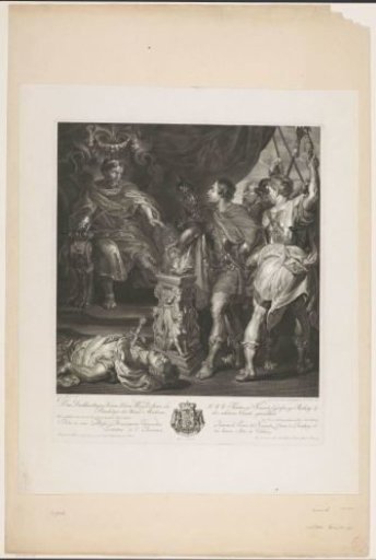 Mucius Scaevola before Lars Porsenna
