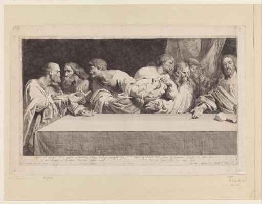 The Last Supper (Left Half)
