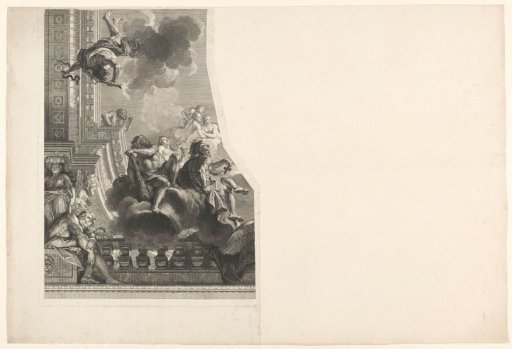 Ceiling Painting with a Council of Gods (Plate 1)