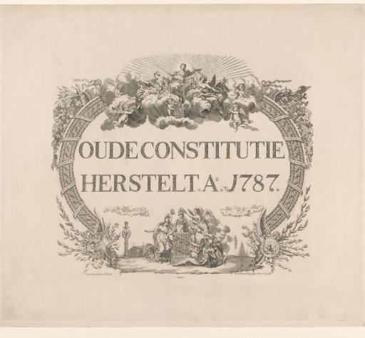 Allegory on the Restoration of the Stadtholder, 1787